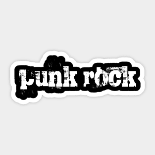 punk rock text Sticker